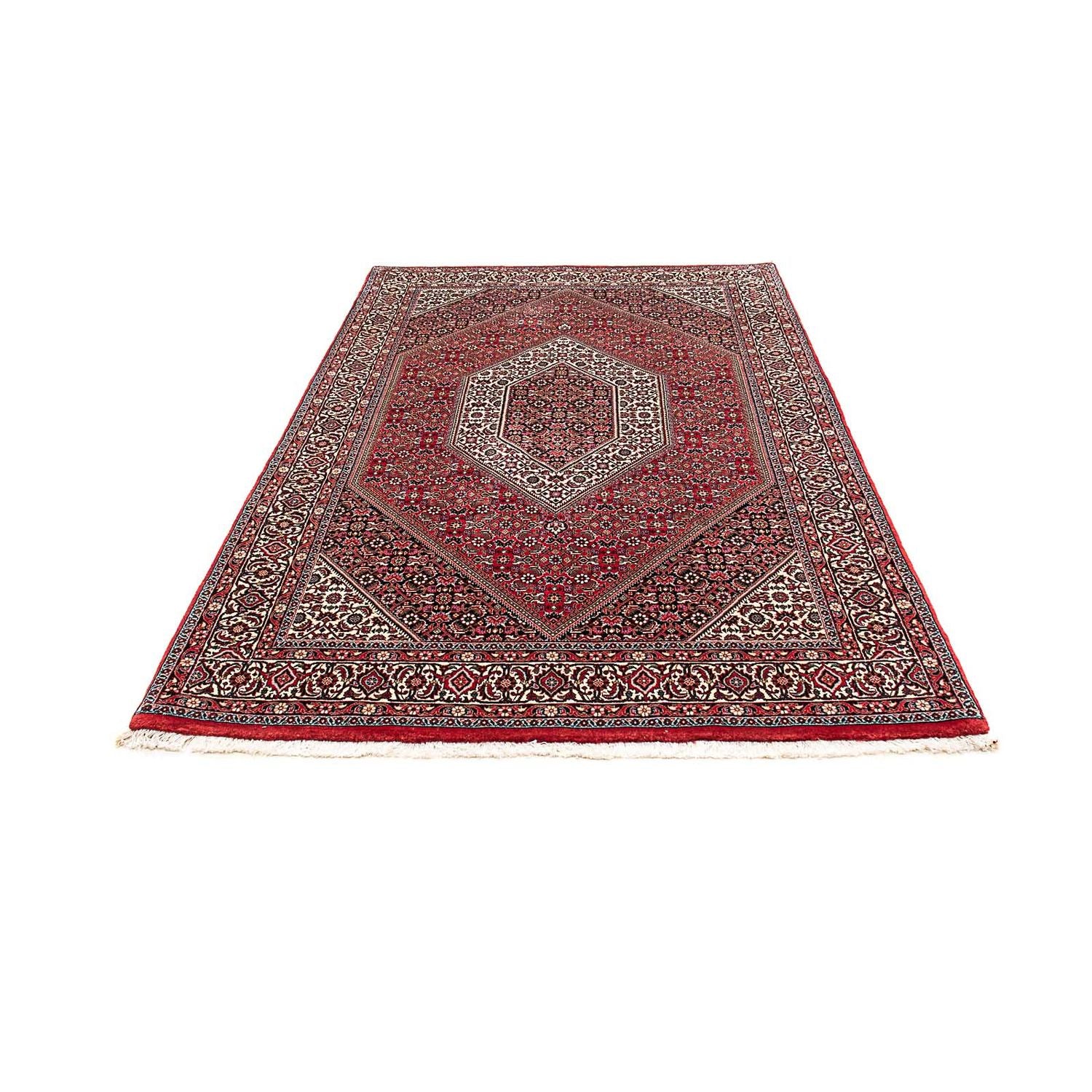 Alfombra persa - Bidjar - 211 x 136 cm - rojo