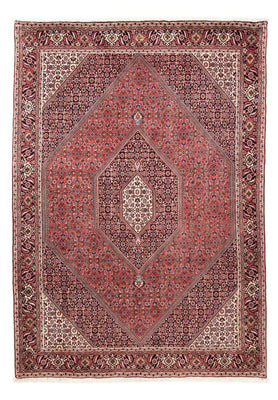 Alfombra persa - Bidjar - 235 x 171 cm - rojo claro