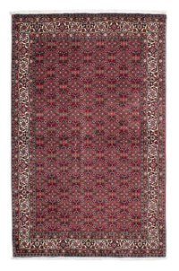 Alfombra persa - Bidjar - 214 x 131 cm - rojo