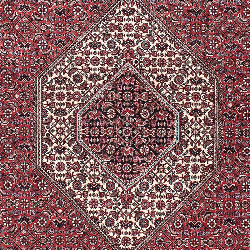 Alfombra persa - Bidjar - 200 x 133 cm - rojo claro