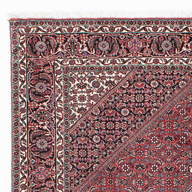 Alfombra persa - Bidjar - 200 x 133 cm - rojo claro