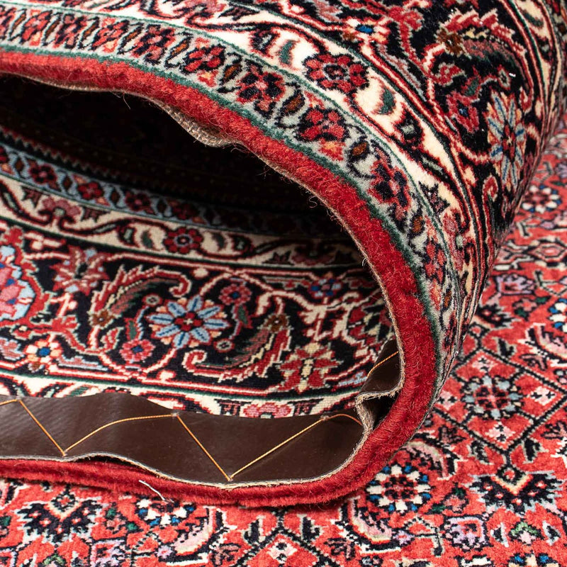 Alfombra persa - Bidjar - 200 x 133 cm - rojo claro