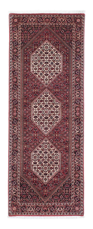 Alfombra de pasillo Alfombra persa - Bidjar - 207 x 75 cm - rojo