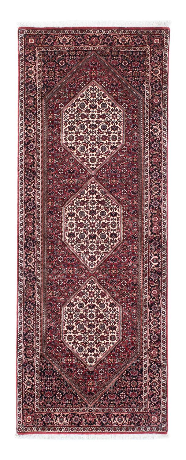 Alfombra de pasillo Alfombra persa - Bidjar - 207 x 75 cm - rojo