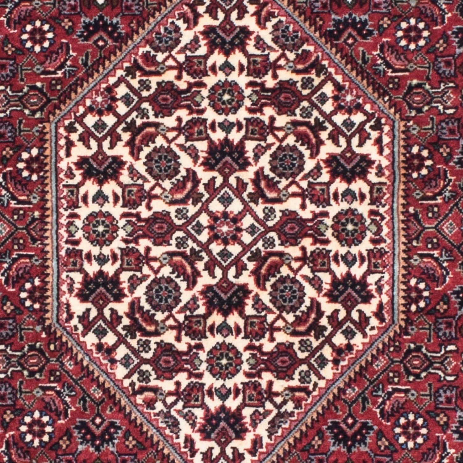 Alfombra de pasillo Alfombra persa - Bidjar - 207 x 75 cm - rojo