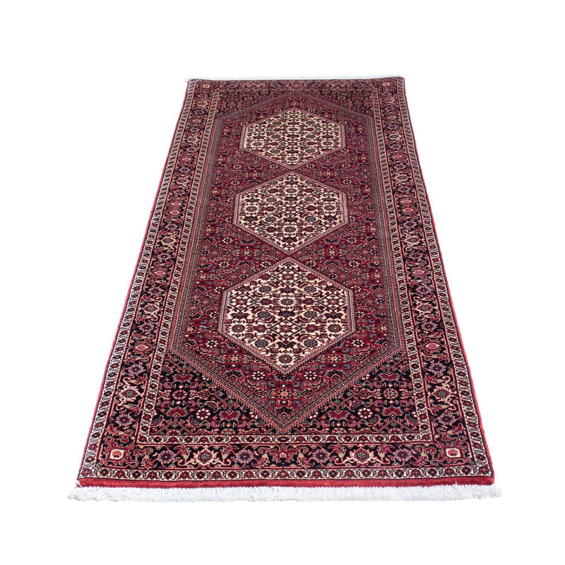 Alfombra de pasillo Alfombra persa - Bidjar - 207 x 75 cm - rojo