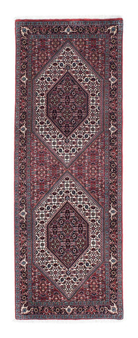 Alfombra de pasillo Alfombra persa - Bidjar - 201 x 74 cm - rojo