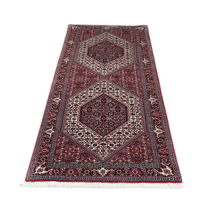 Alfombra de pasillo Alfombra persa - Bidjar - 201 x 74 cm - rojo