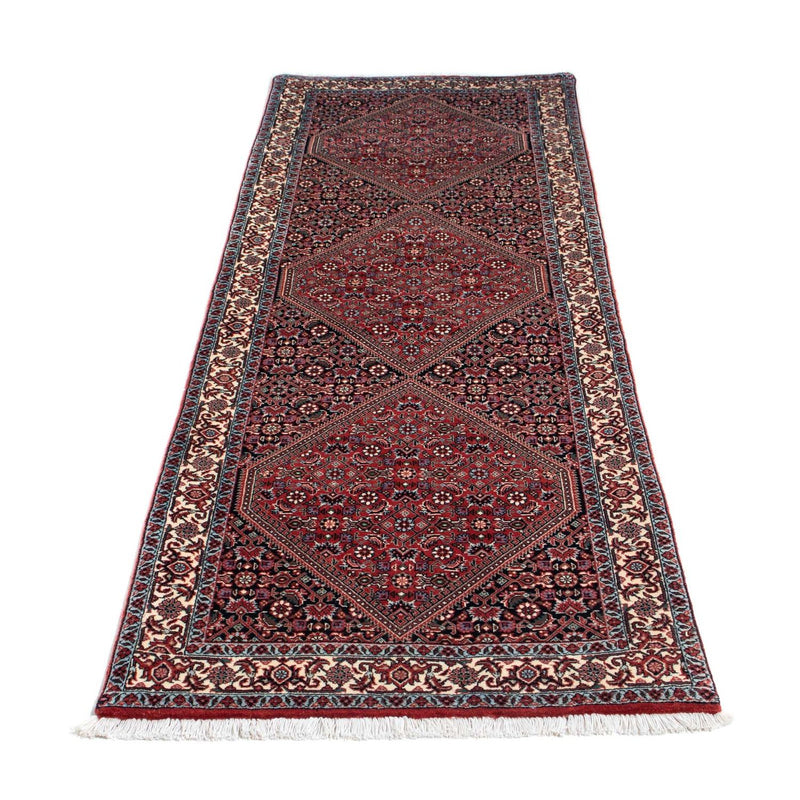 Alfombra de pasillo Alfombra persa - Bidjar - 217 x 73 cm - azul oscuro