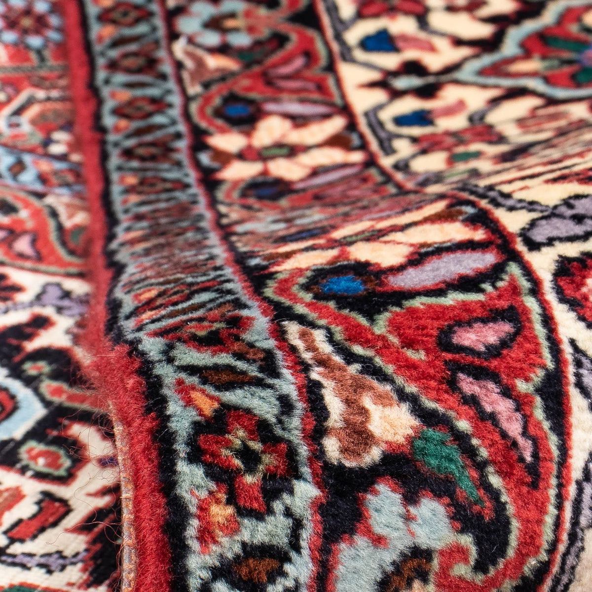 Alfombra persa - Bidjar - 292 x 250 cm - rojo claro