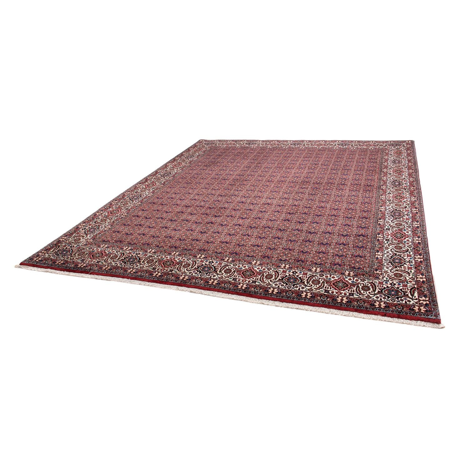 Alfombra persa - Bidjar - 292 x 250 cm - rojo claro