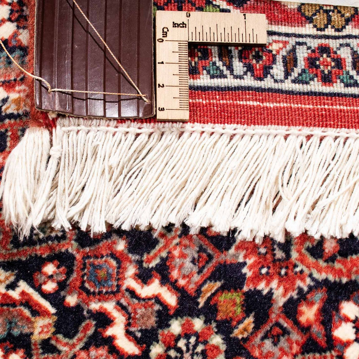 Alfombra persa - Bidjar - 245 x 174 cm - rojo claro