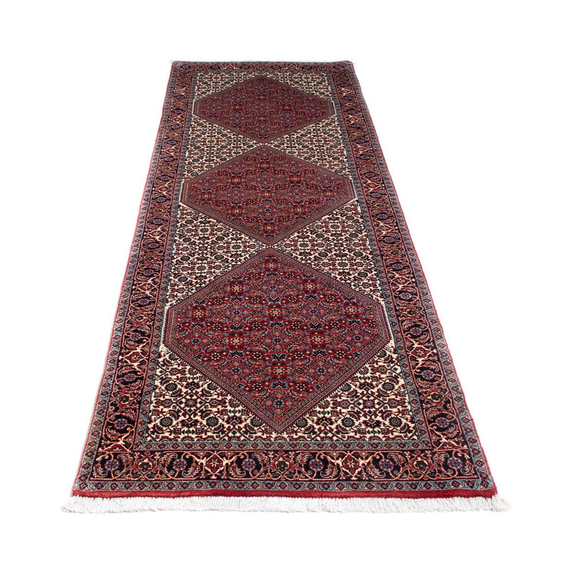Alfombra de pasillo Alfombra persa - Bidjar - 290 x 83 cm - rojo