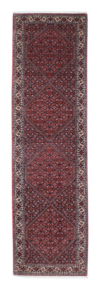 Alfombra de pasillo Alfombra persa - Bidjar - 310 x 80 cm - rojo