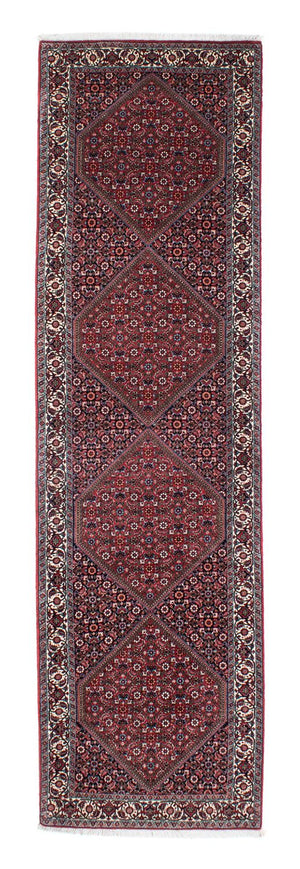 Alfombra de pasillo Alfombra persa - Bidjar - 310 x 80 cm - rojo
