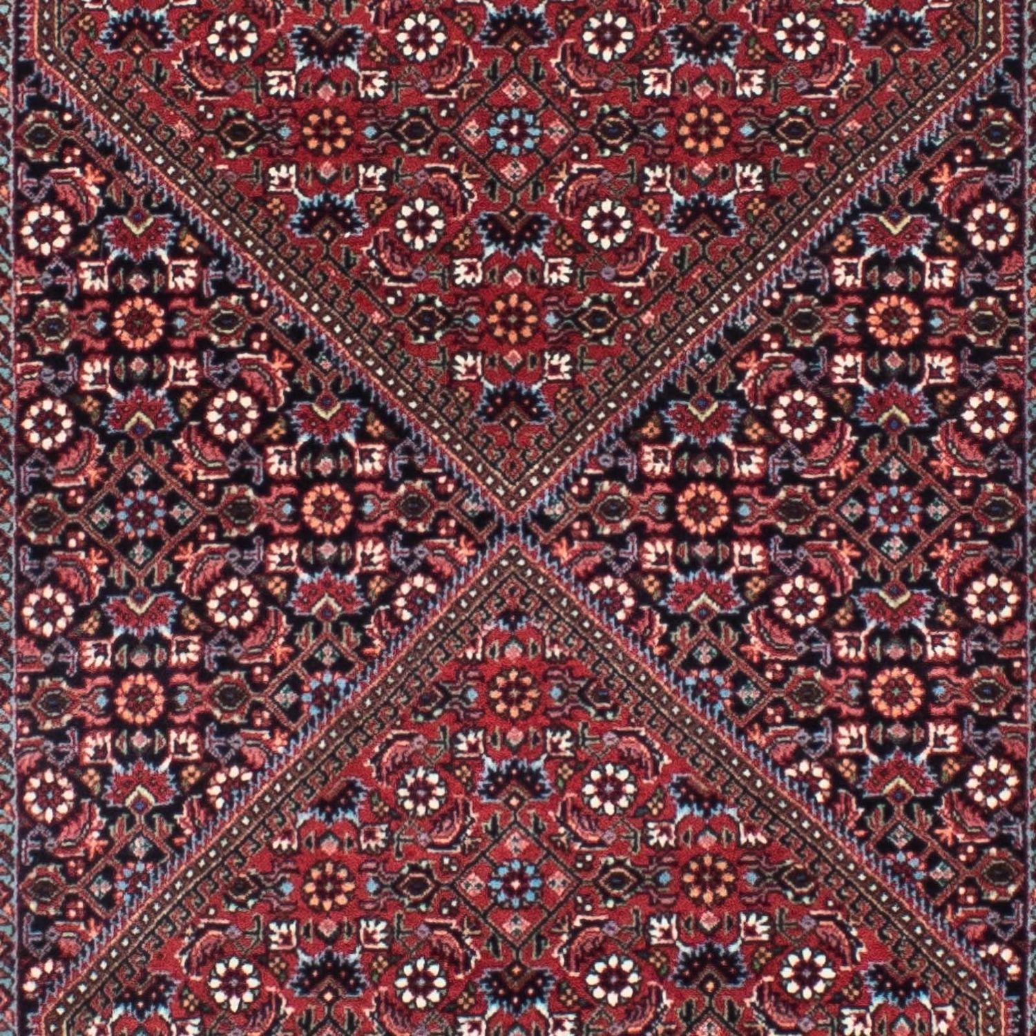 Alfombra de pasillo Alfombra persa - Bidjar - 310 x 80 cm - rojo
