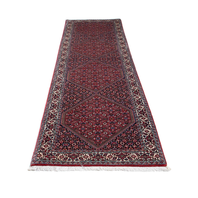 Alfombra de pasillo Alfombra persa - Bidjar - 310 x 80 cm - rojo