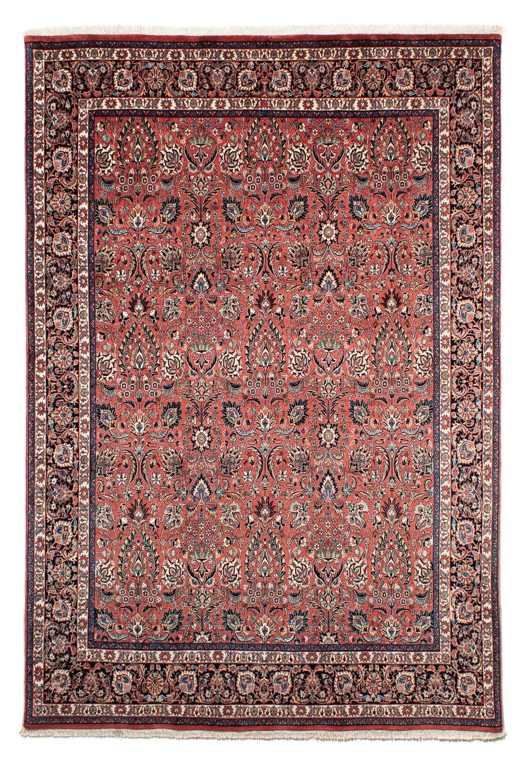 Alfombra persa - Bidjar - 293 x 200 cm - rojo claro