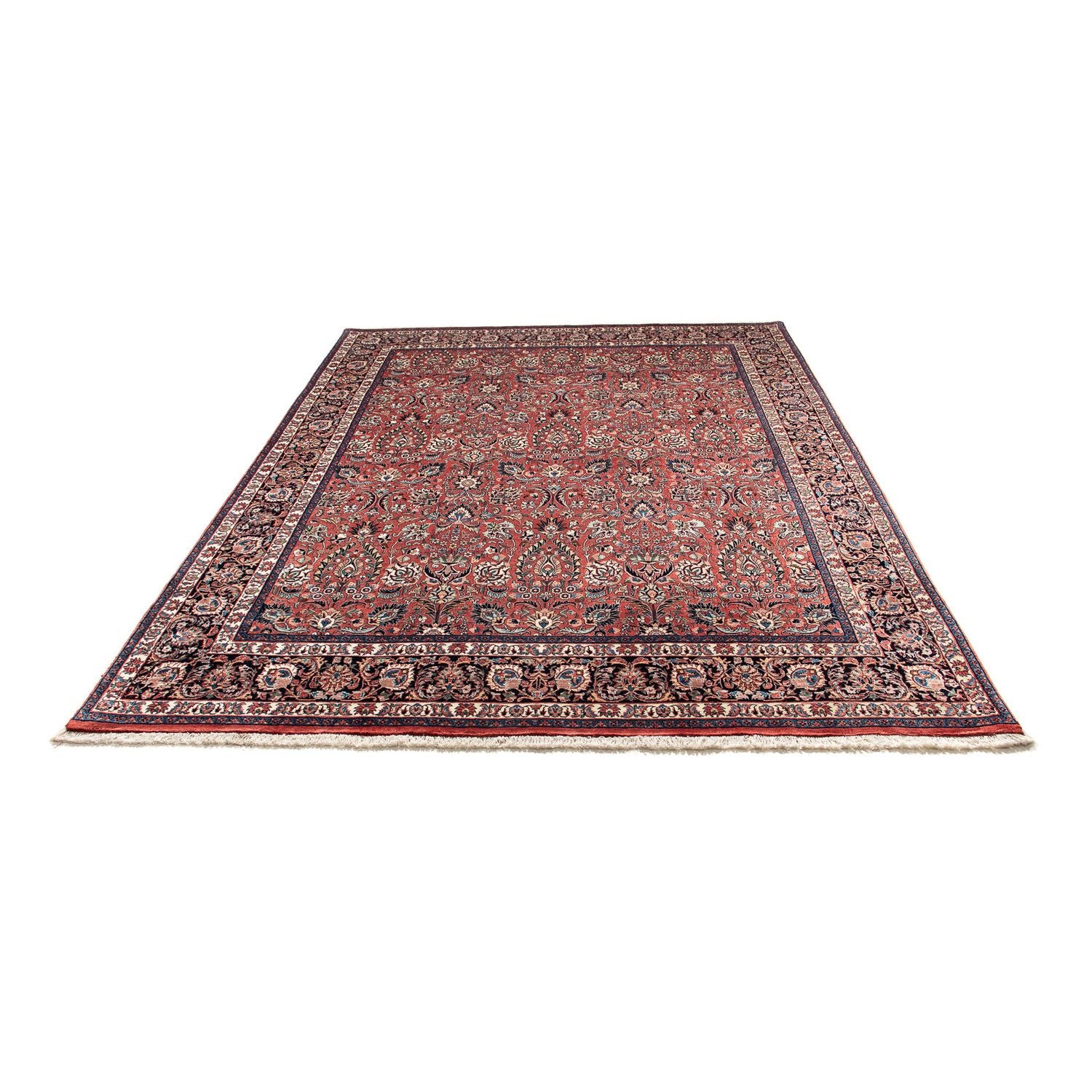 Alfombra persa - Bidjar - 293 x 200 cm - rojo claro
