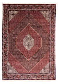 Alfombra persa - Bidjar - 350 x 252 cm - rojo oscuro