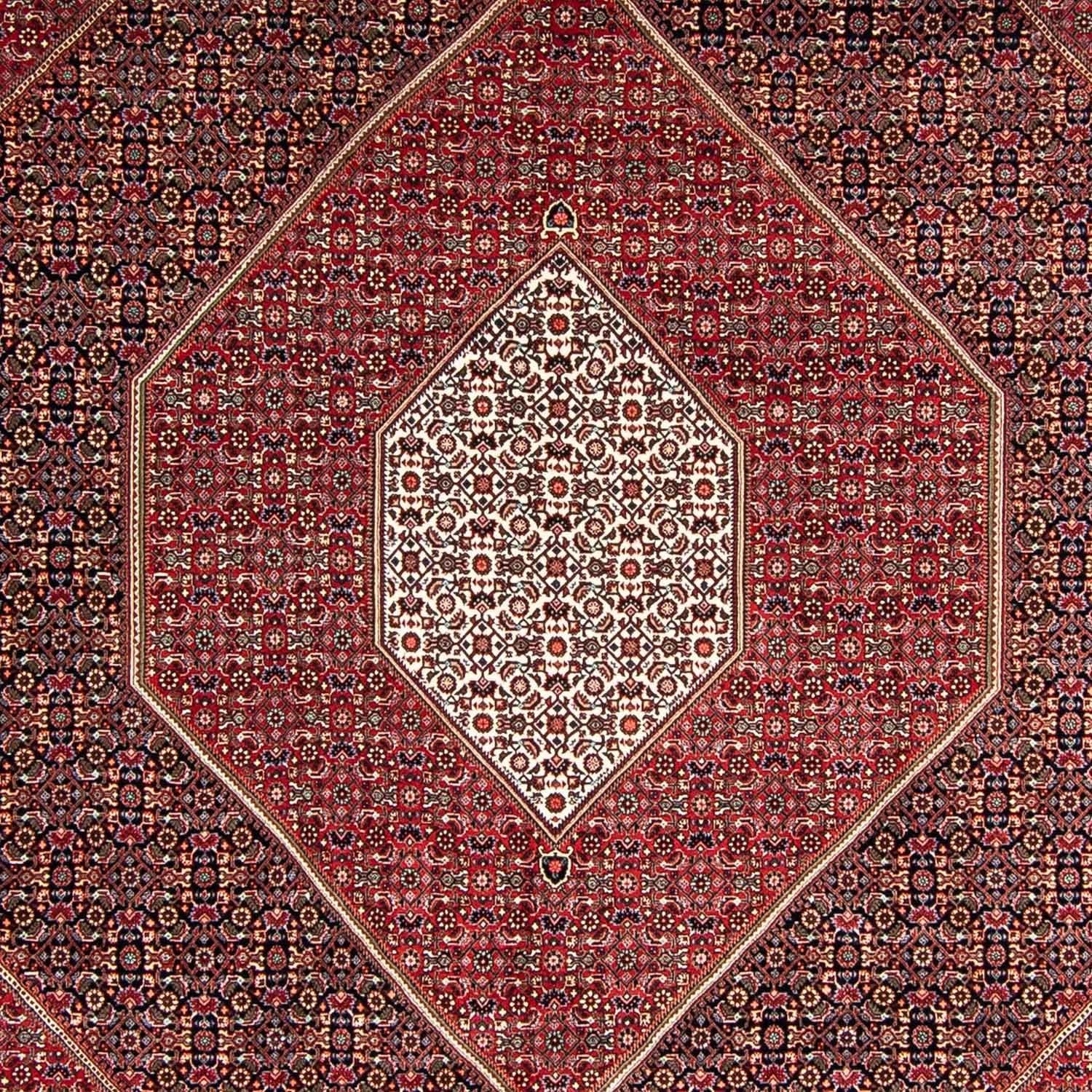 Alfombra persa - Bidjar - 350 x 252 cm - rojo oscuro