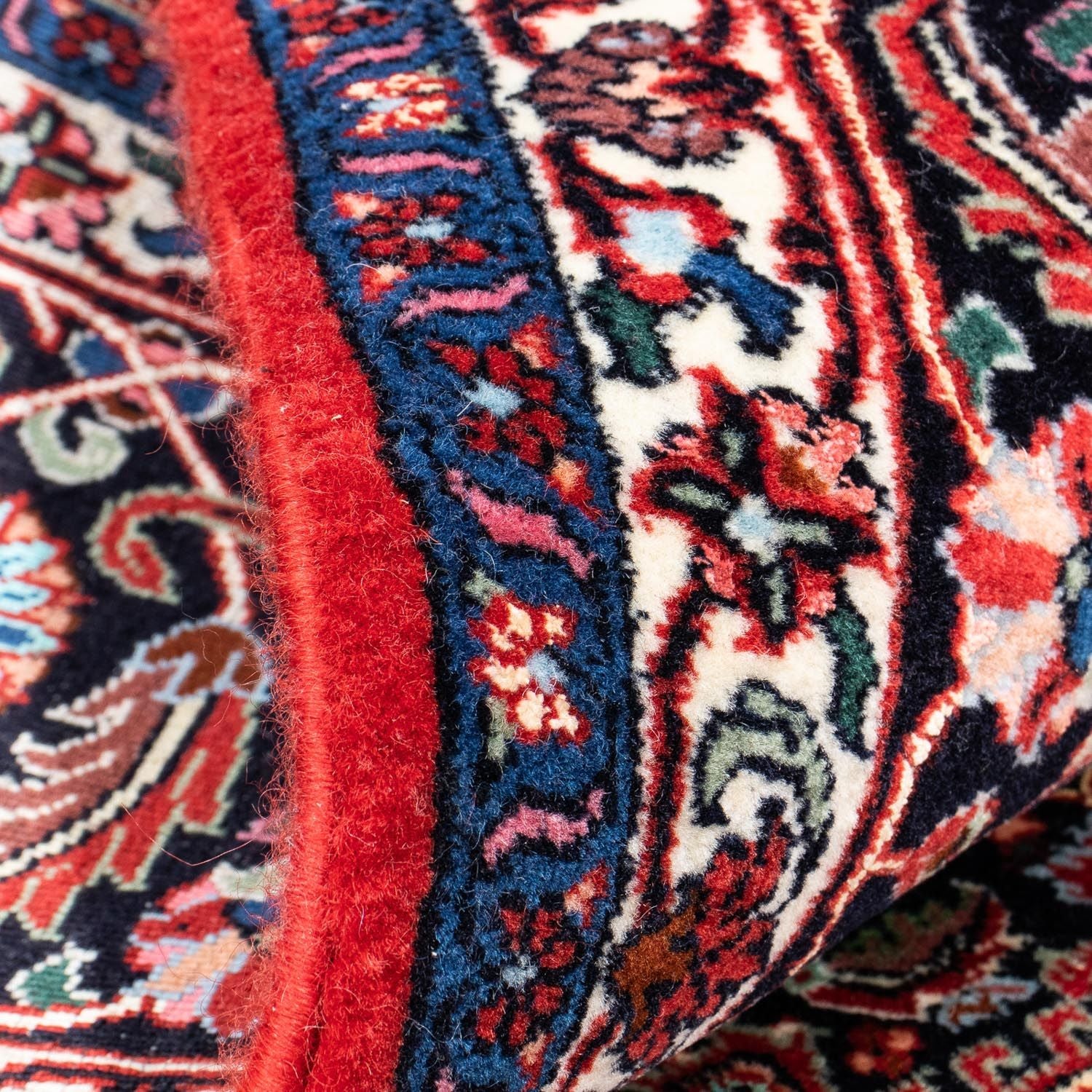 Alfombra persa - Bidjar - 350 x 252 cm - rojo oscuro