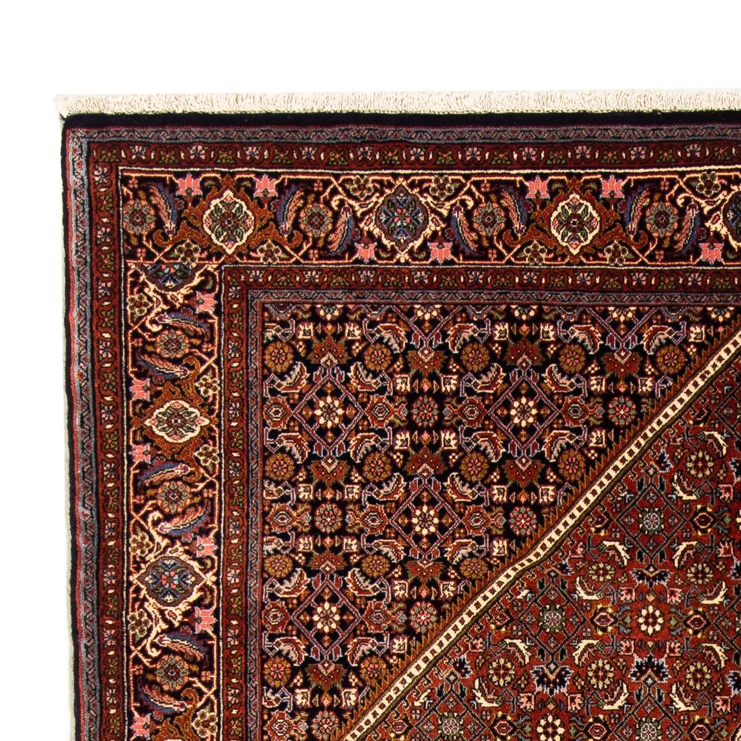 Alfombra persa - Bidjar - 240 x 165 cm - marrón