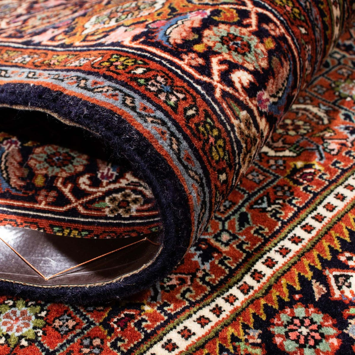 Alfombra persa - Bidjar - 240 x 165 cm - marrón