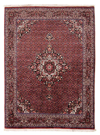 Alfombra persa - Bidjar - 230 x 175 cm - rojo oscuro