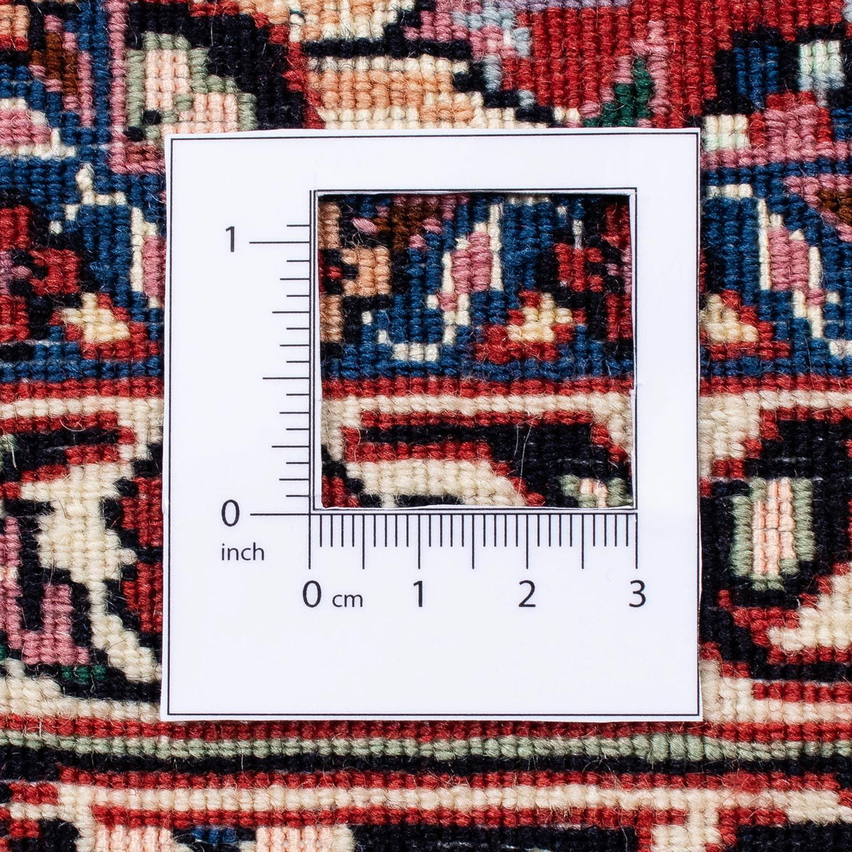 Alfombra persa - Bidjar - 230 x 175 cm - rojo oscuro