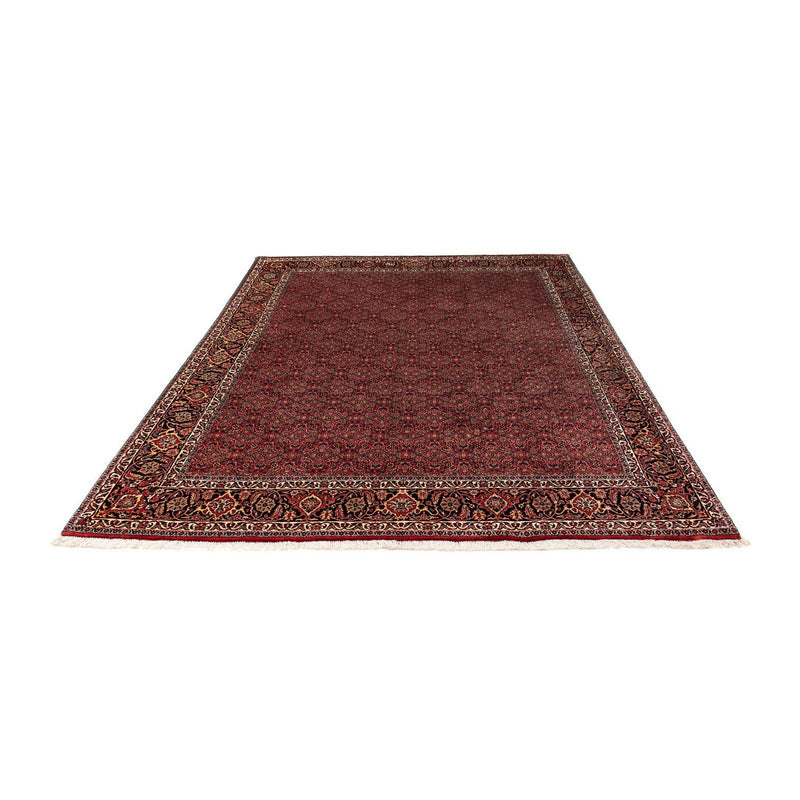 Alfombra persa - Bidjar - 246 x 200 cm - rojo oscuro