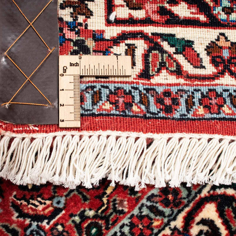 Alfombra persa - Bidjar - 246 x 200 cm - rojo oscuro