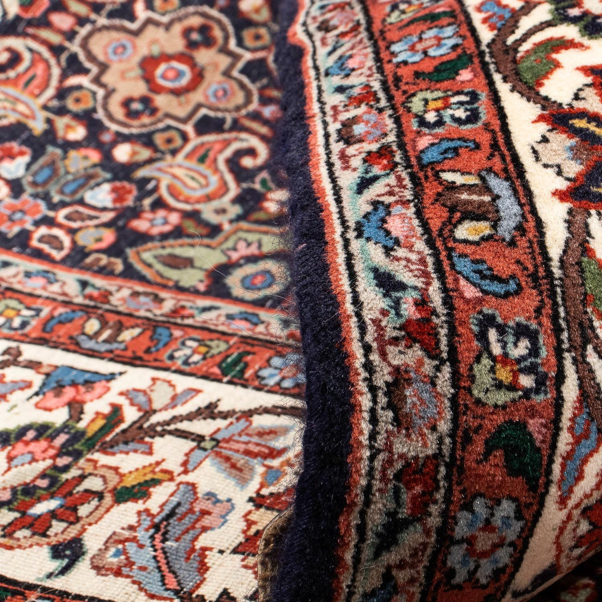 Alfombra persa - Bidjar - 248 x 168 cm - marrón claro