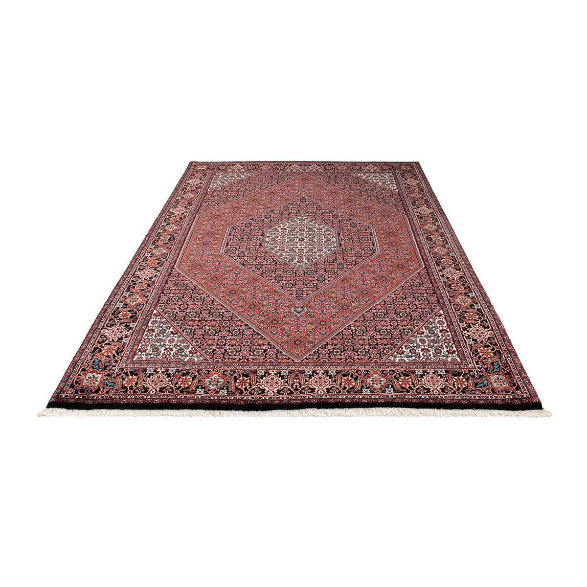 Alfombra persa - Bidjar - 234 x 168 cm - rojo claro