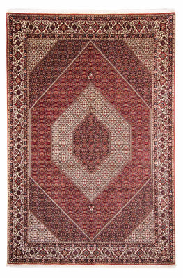 Alfombra persa - Bidjar - 360 x 250 cm - rojo oscuro