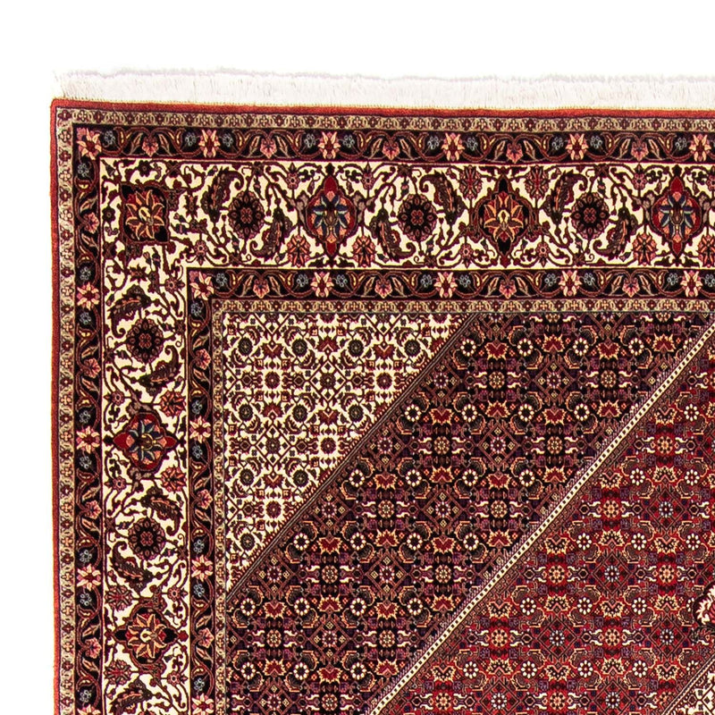 Alfombra persa - Bidjar - 360 x 250 cm - rojo oscuro