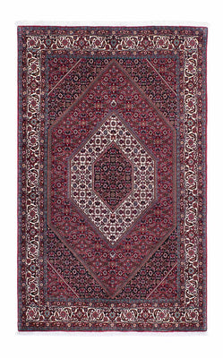 Alfombra persa - Bidjar - 205 x 130 cm - rojo oscuro