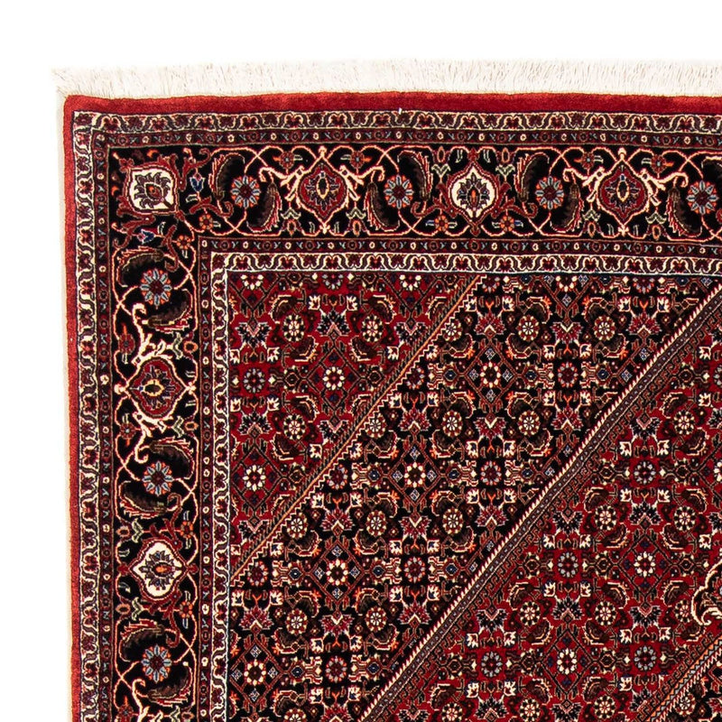 Alfombra persa - Bidjar - 238 x 165 cm - rojo oscuro