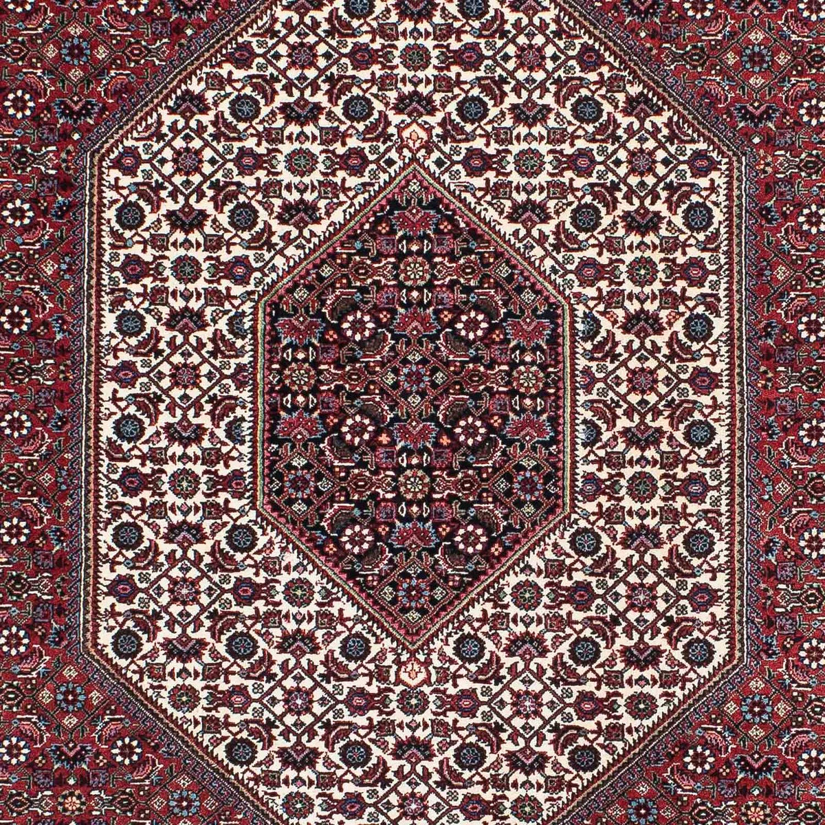 Alfombra persa - Bidjar - 209 x 140 cm - rojo claro