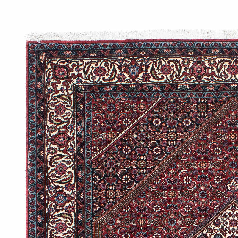 Alfombra persa - Bidjar - 209 x 140 cm - rojo claro