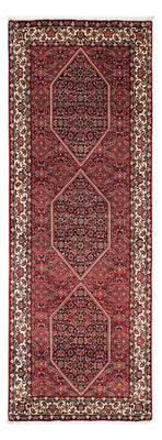 Alfombra de pasillo Alfombra persa - Bidjar - 200 x 74 cm - rojo oscuro