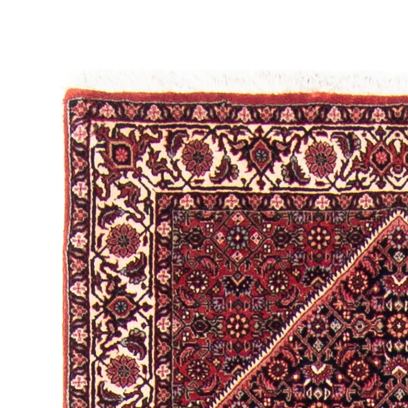 Alfombra de pasillo Alfombra persa - Bidjar - 350 x 83 cm - rojo oscuro