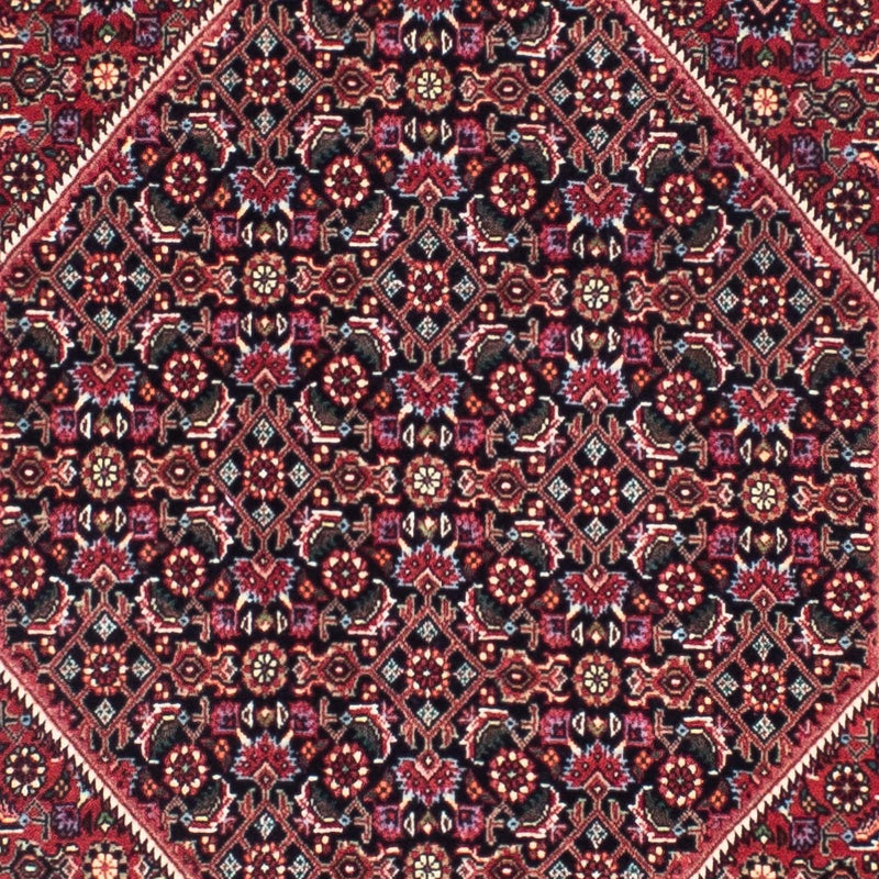 Alfombra de pasillo Alfombra persa - Bidjar - 291 x 84 cm - rojo oscuro