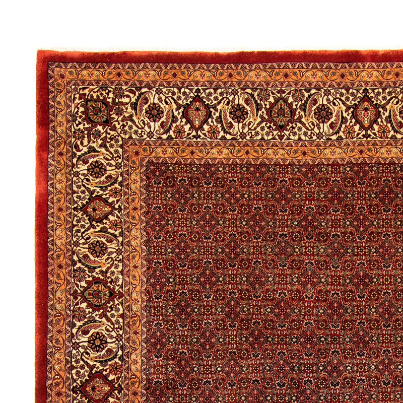 Alfombra persa - Bidjar - 384 x 300 cm - rojo oscuro