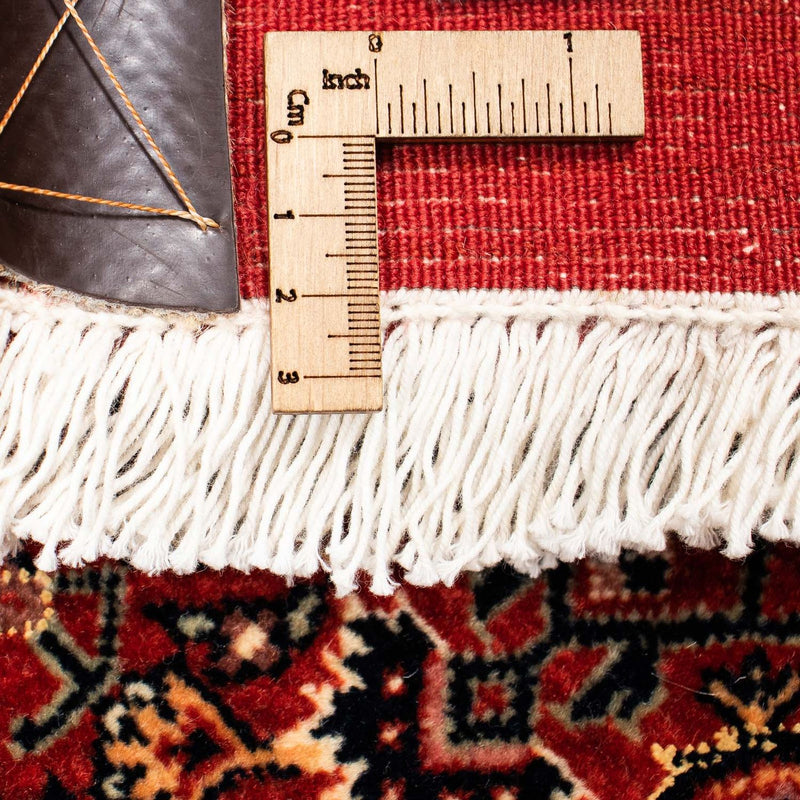 Alfombra persa - Bidjar - 384 x 300 cm - rojo oscuro