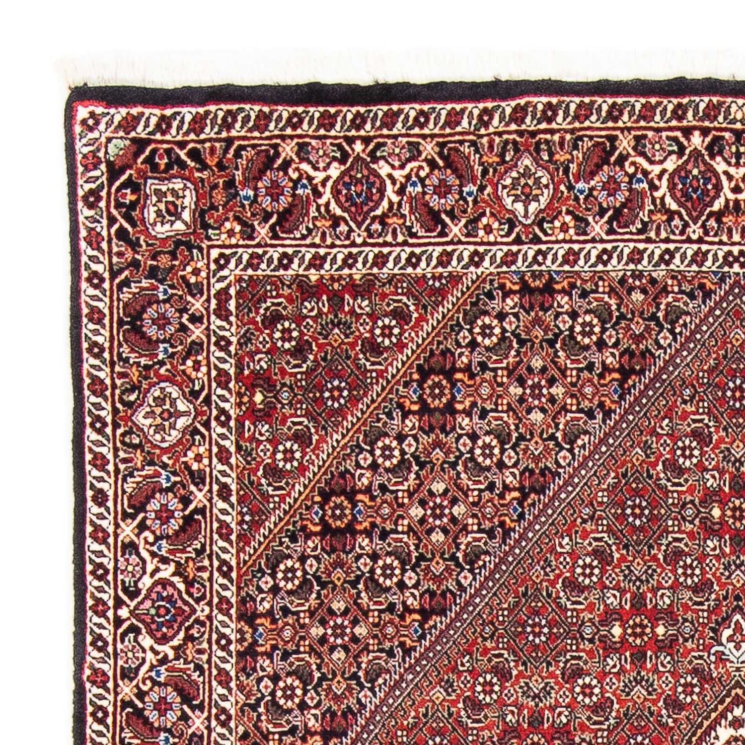 Alfombra persa - Bidjar - 176 x 110 cm - rojo claro