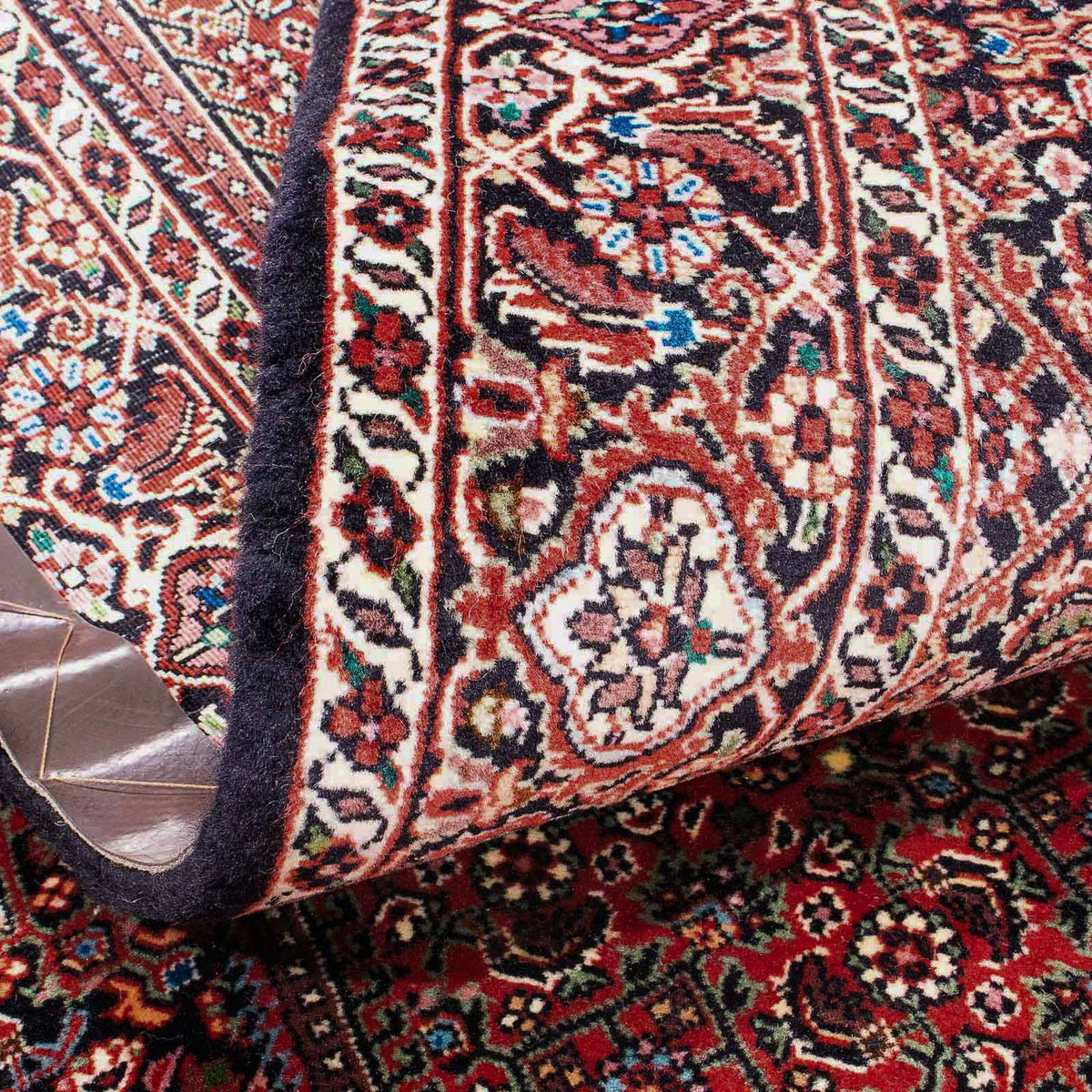 Alfombra persa - Bidjar - 176 x 110 cm - rojo claro