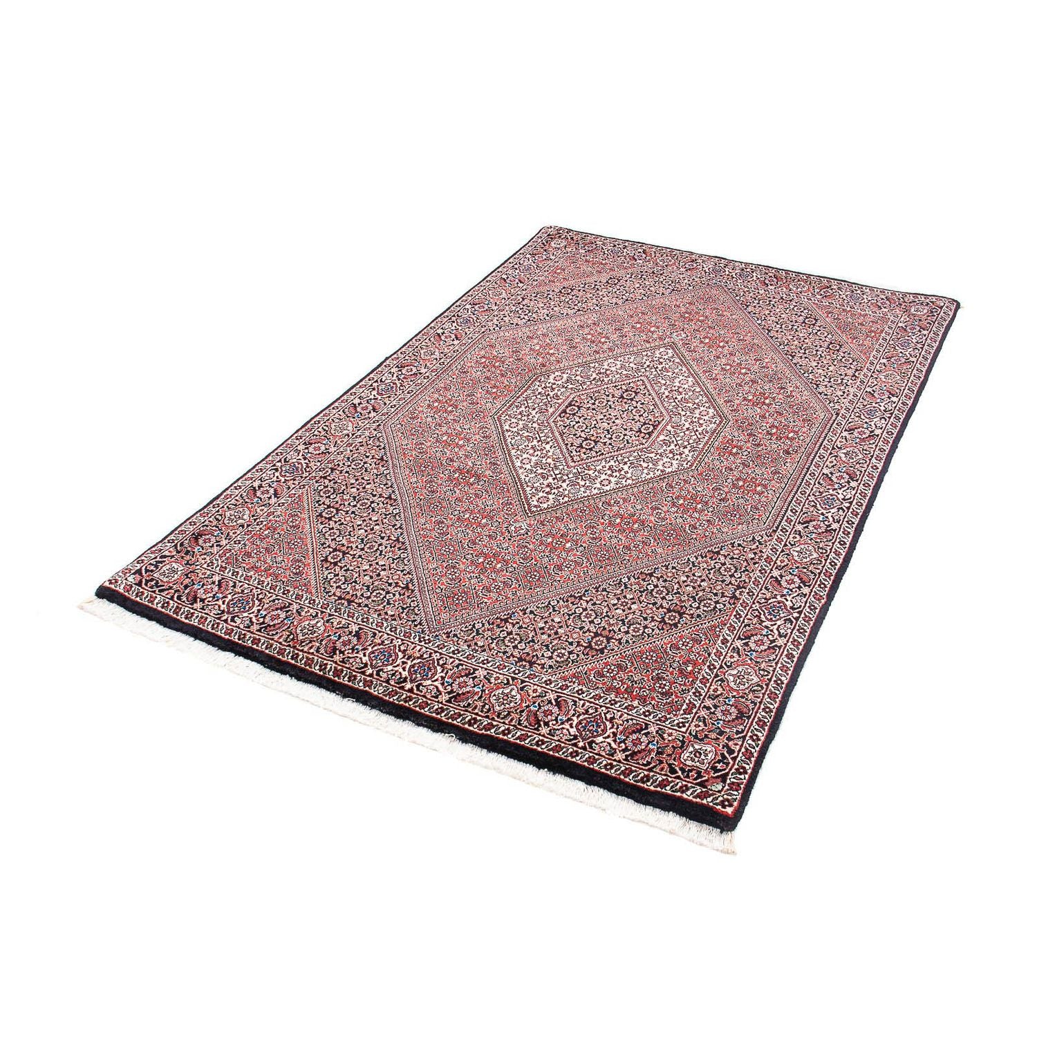 Alfombra persa - Bidjar - 176 x 110 cm - rojo claro