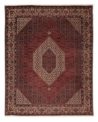 Alfombra persa - Bidjar - 251 x 202 cm - rojo oscuro