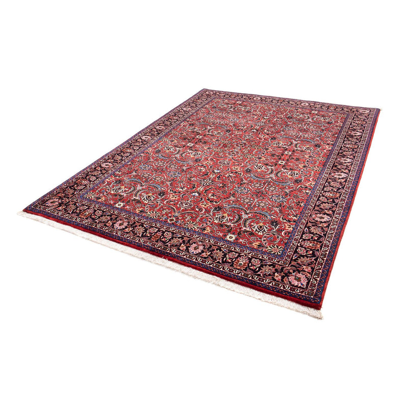 Alfombra persa - Bidjar - 242 x 175 cm - rojo oscuro